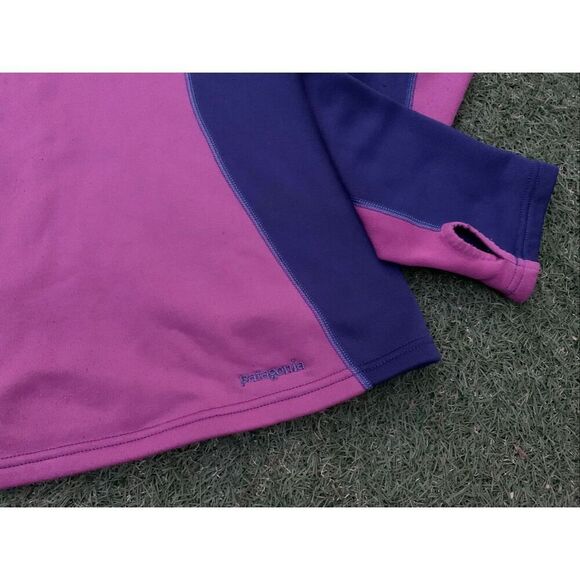 PATAGONIA Capilene Expedition Polartec pink 1/4 zip Shirt Jacket sz L - Picture 4 of 7